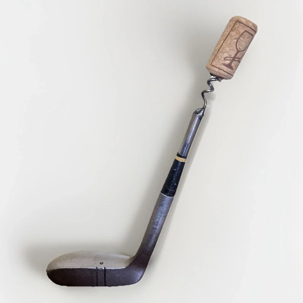 Golf Putter Wine Glass Corkscrew Bottle Opener Stainless Steel Bar Tool‎ Gift